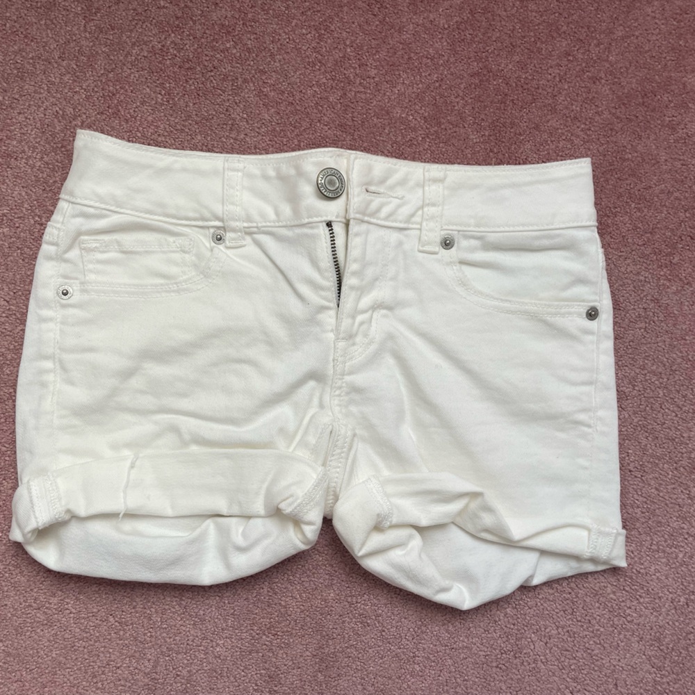Women’s white shorts